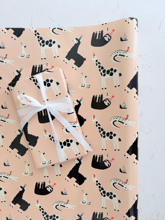 Party Animals Gift Wrap