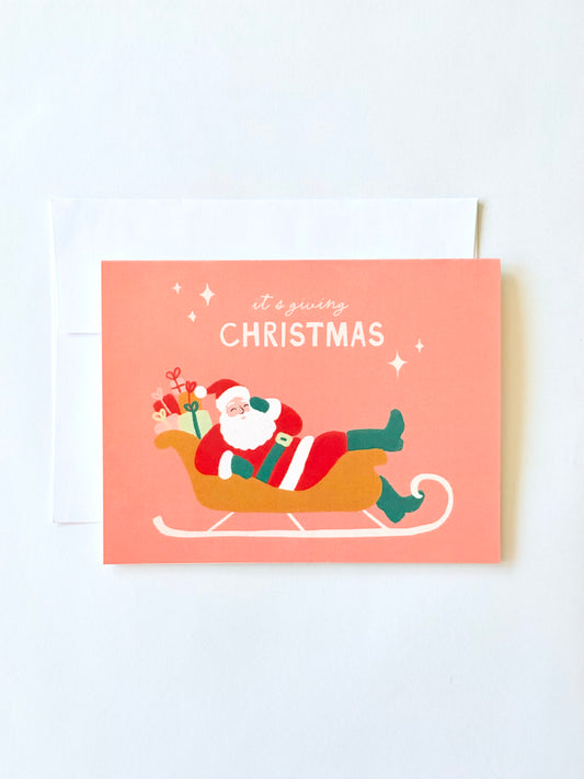 It's Giving Christmas Card