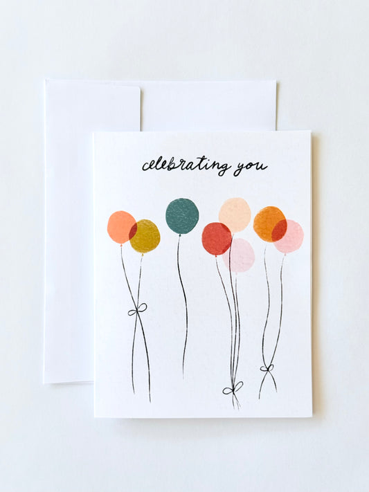 Balloon Birthday Card