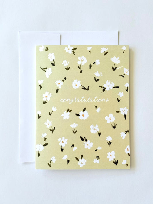 Congratulations Daisy Card