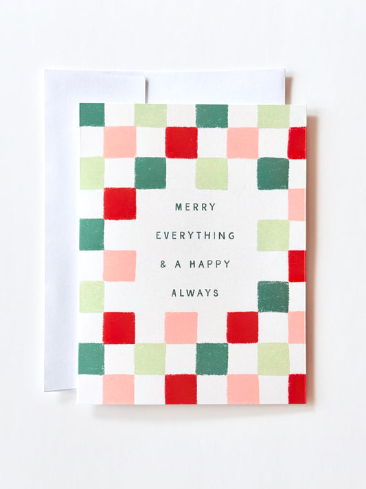 Merry Everything Check Card