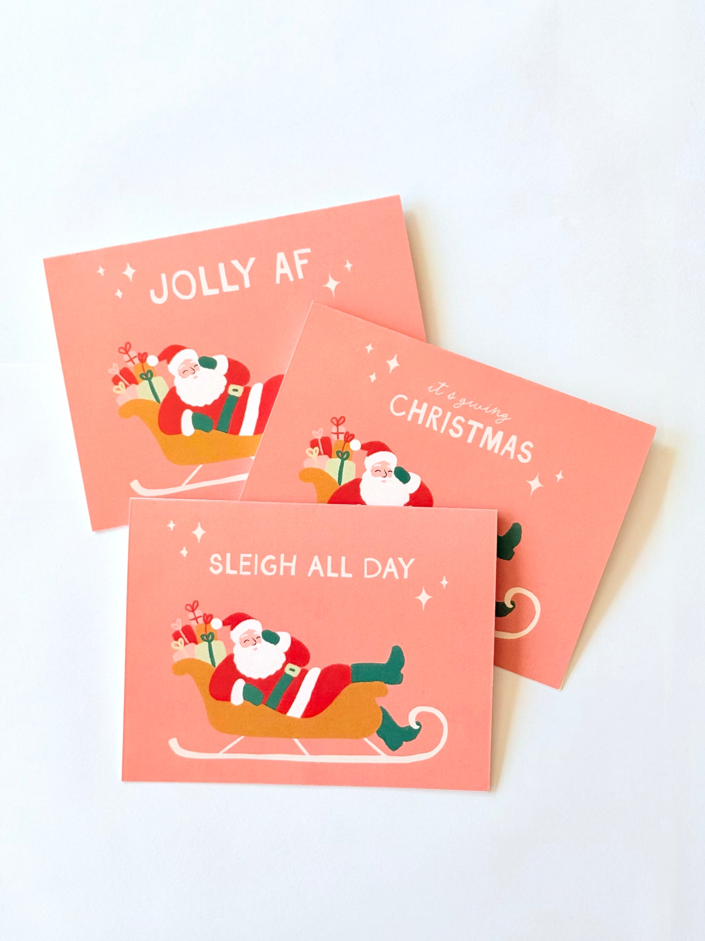 Santa Card Variety Boxed Set