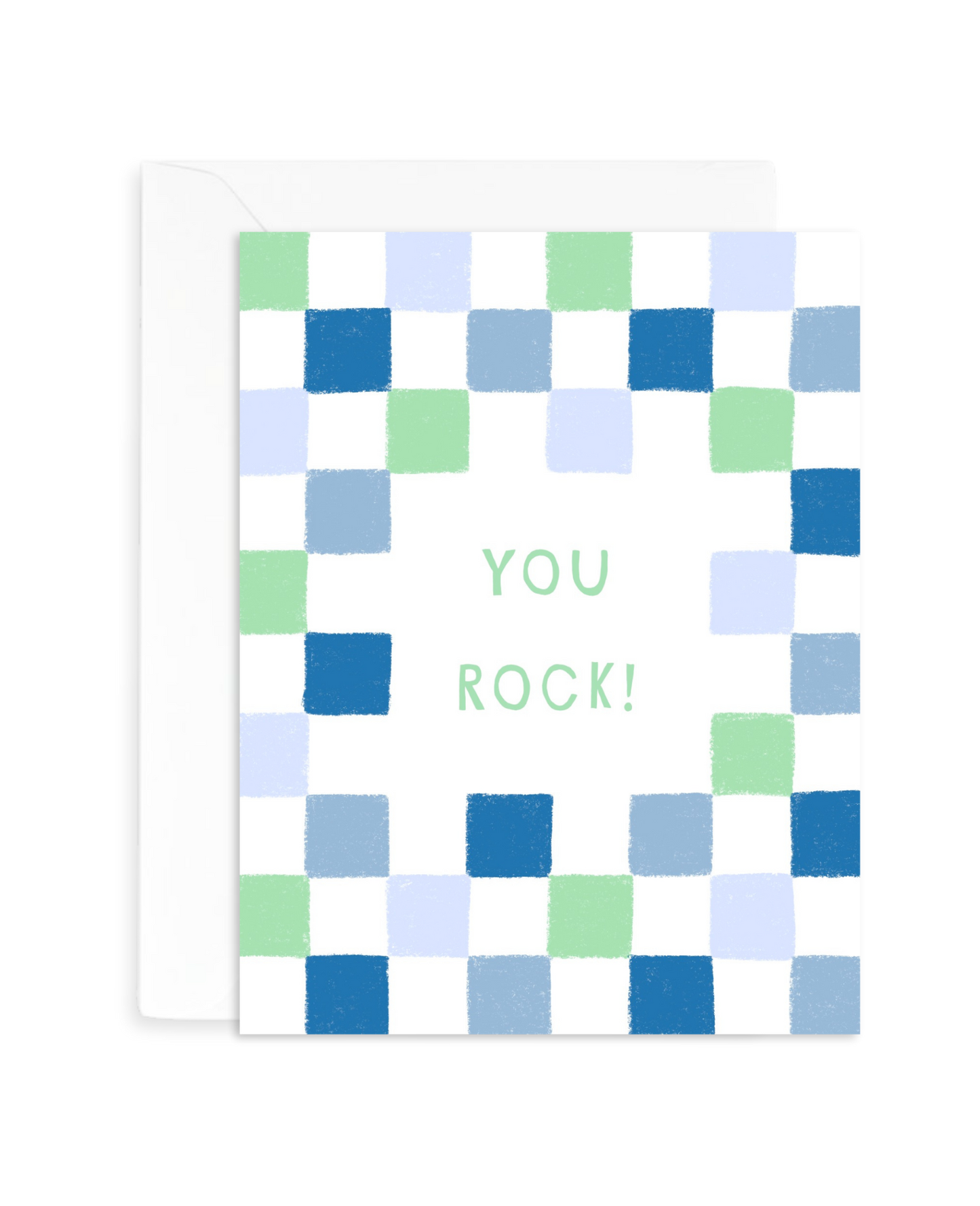 You Rock Checkered Card