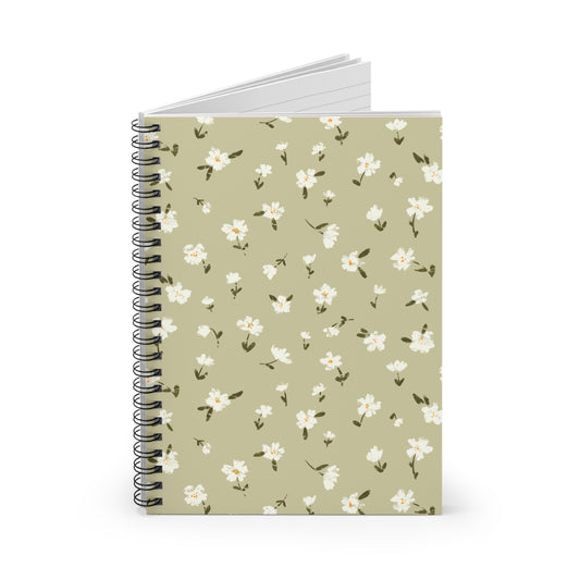 Painted Daisies Spiral Notebook