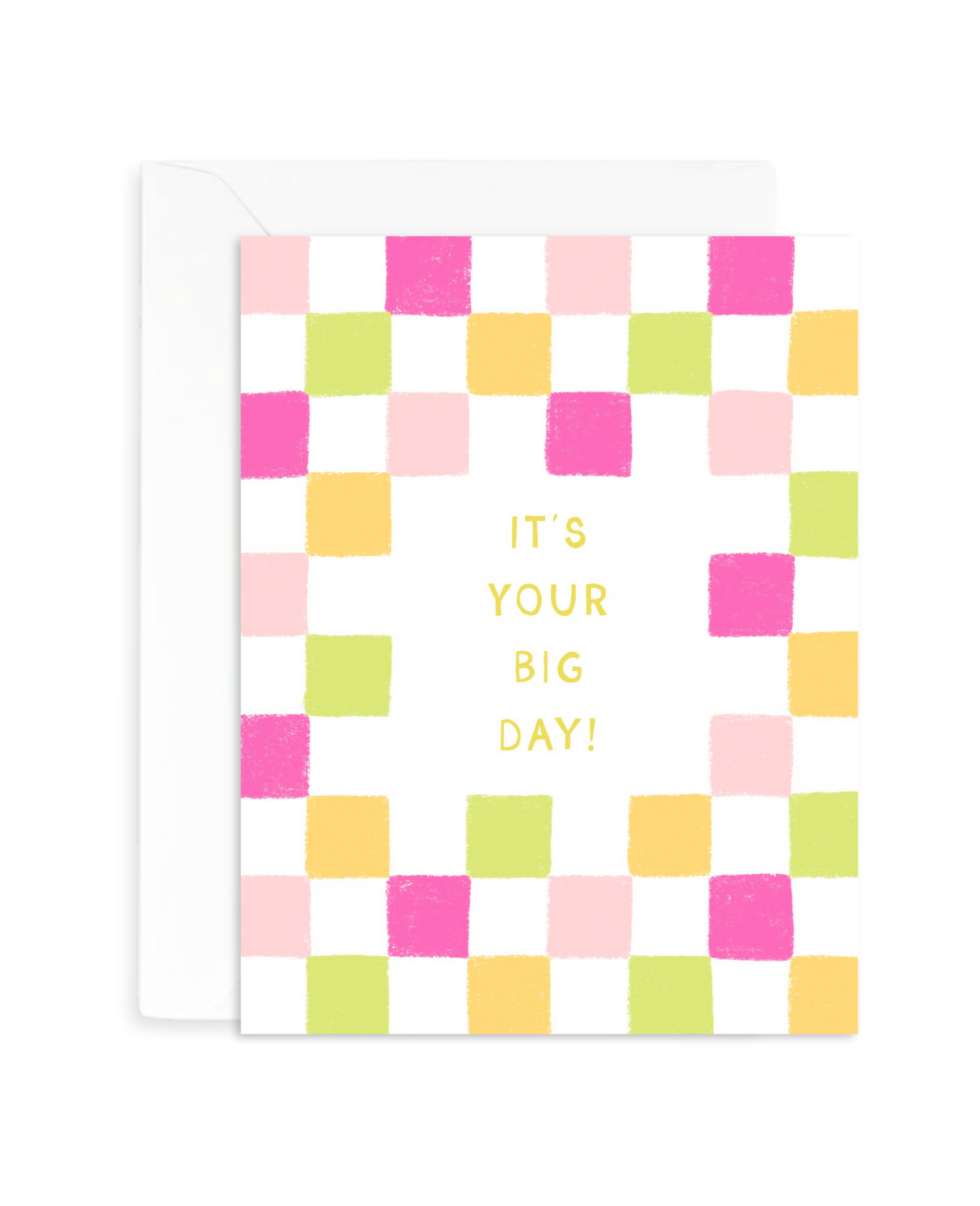 Big Day Checkered Card