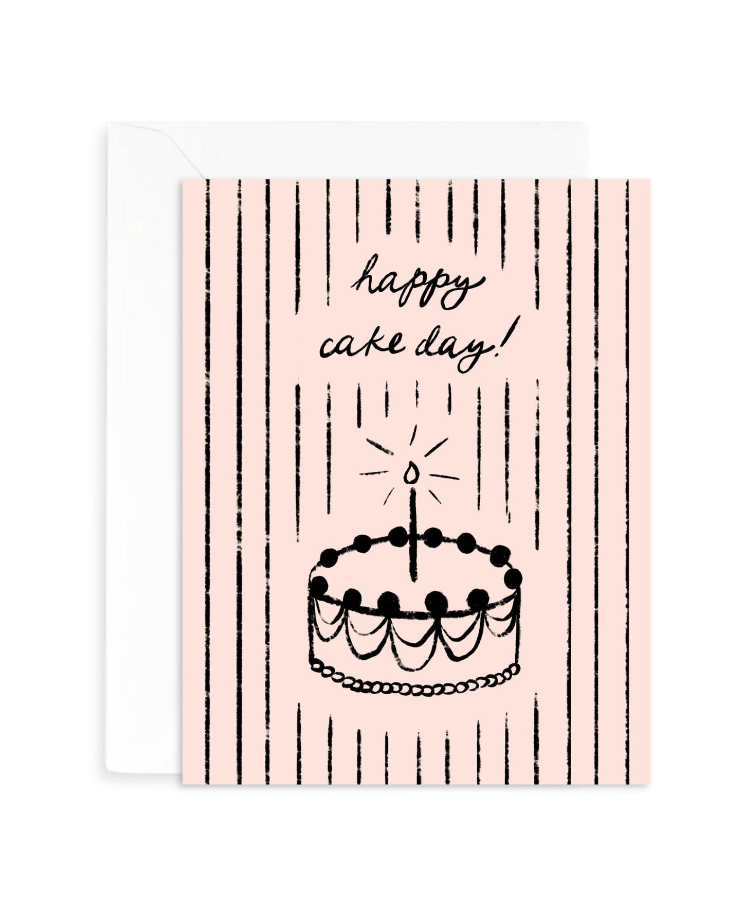 Cake Day Card | Happy Birthday Greeting Card | Colorful A2 Card for Her