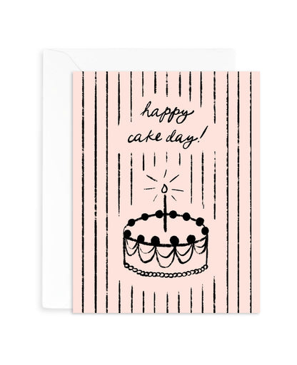 Cake Day Card | Happy Birthday Greeting Card | Colorful A2 Card for Her