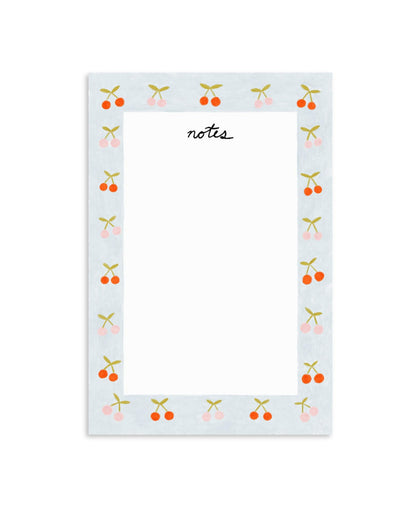 Cherries Notepad | Gifts for Her Notes Listpad