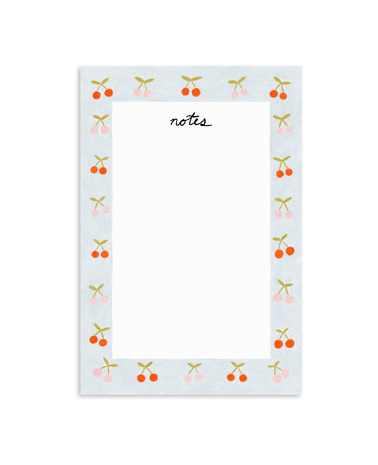 Cherries Notepad | Gifts for Her Notes Listpad