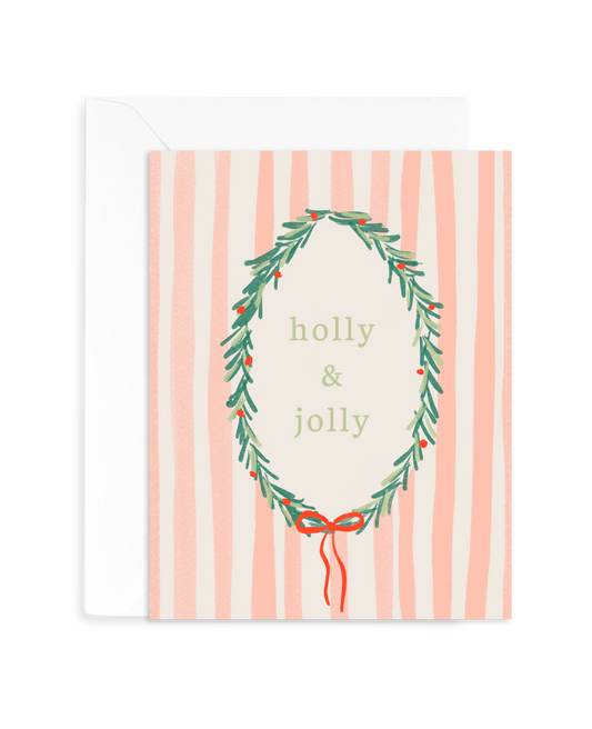 Holly and Jolly Card