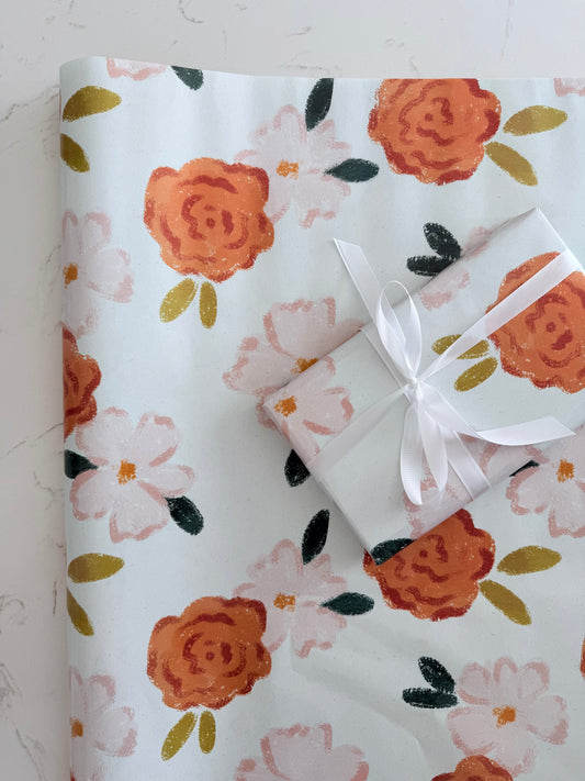 Floral Gift Wrap