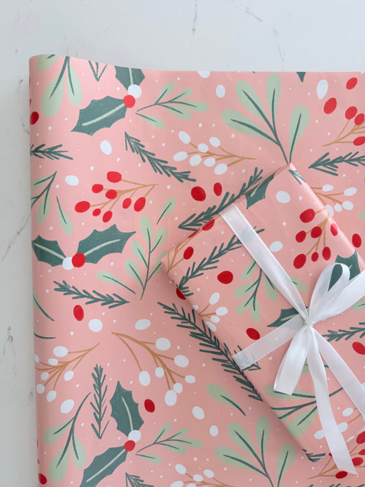 Festive Foliage Gift Wrap