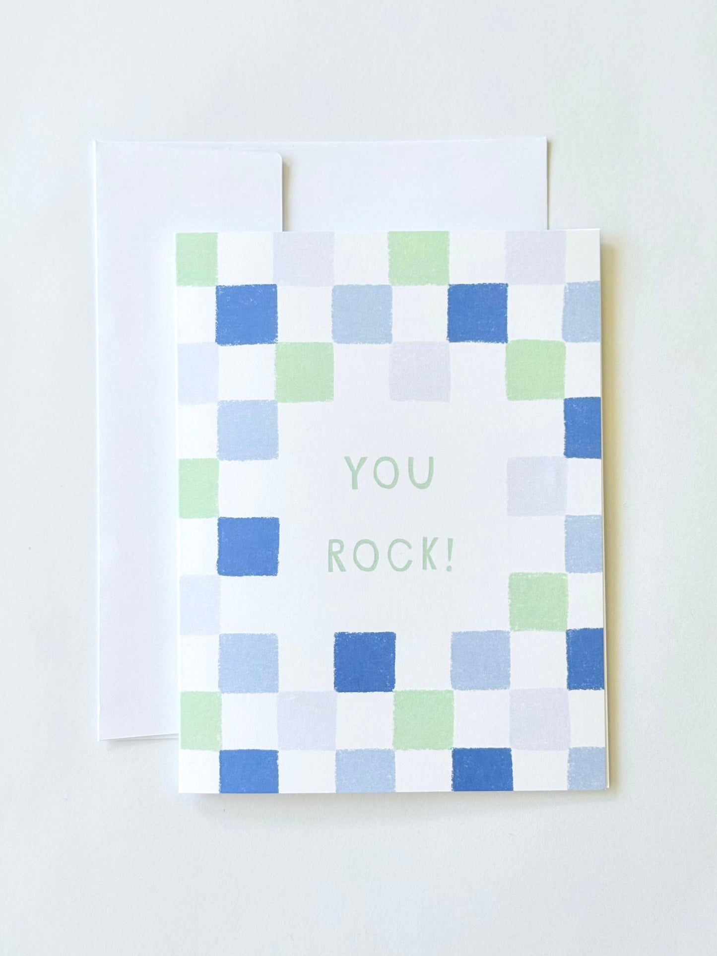 You Rock Checkered Card