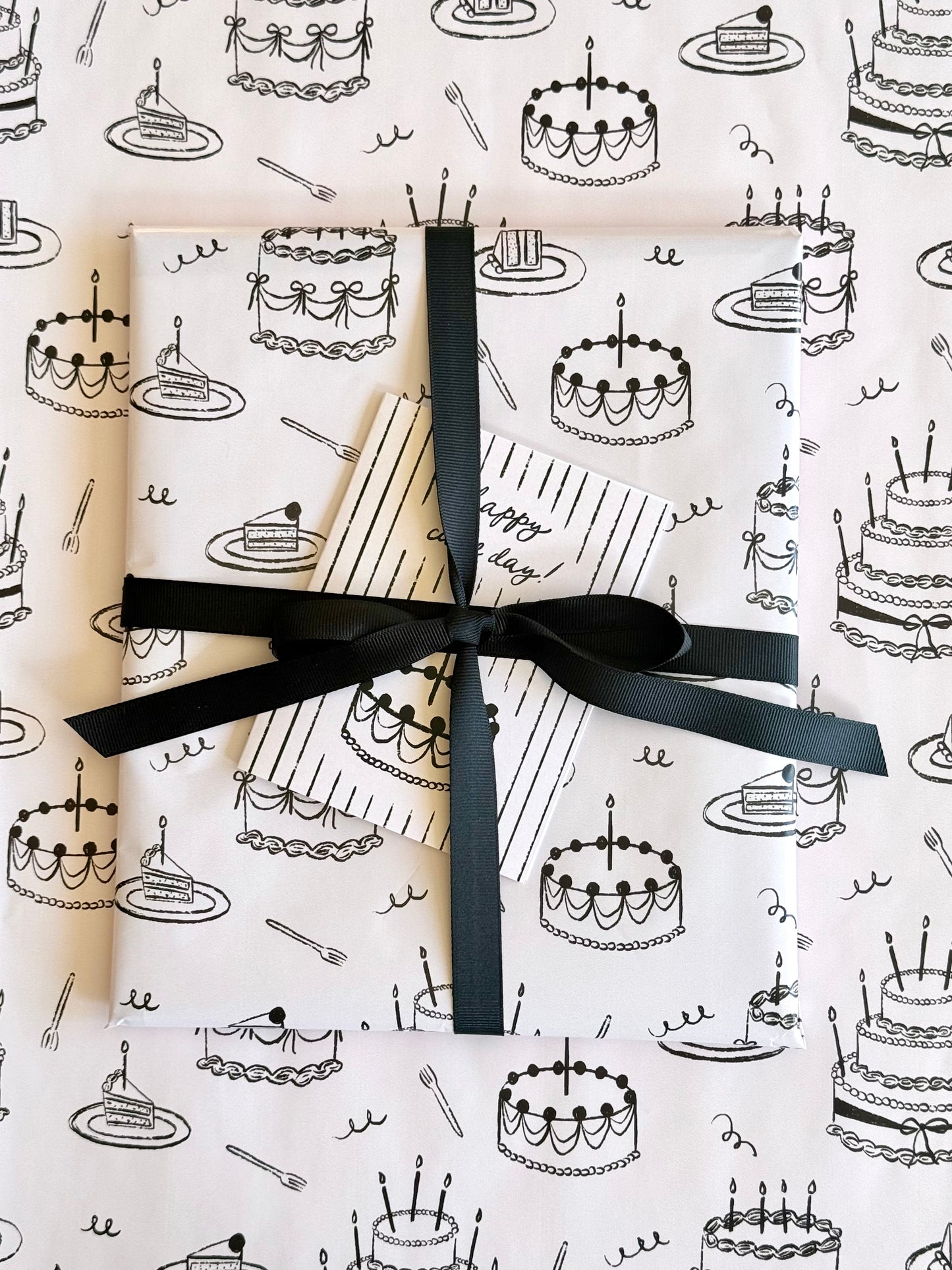 Cake Day Card | Happy Birthday Greeting Card | Colorful A2 Card for Her