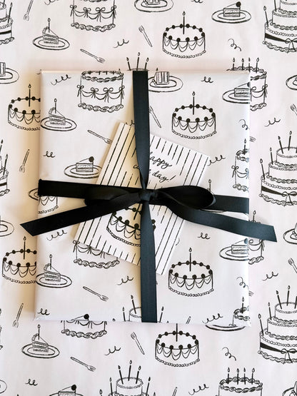 Cake Day Card | Happy Birthday Greeting Card | Colorful A2 Card for Her