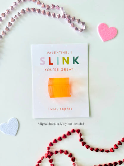 I Slink You're Great! Valentine Digital Download
