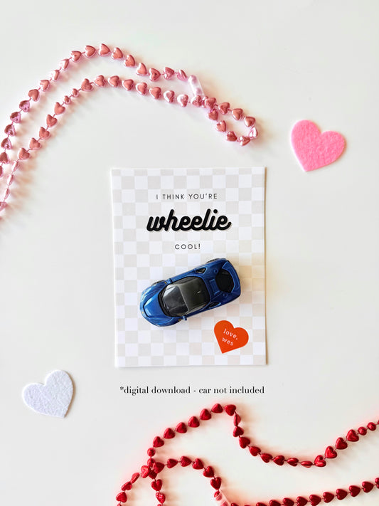Wheelie Cool! Valentine Digital Download