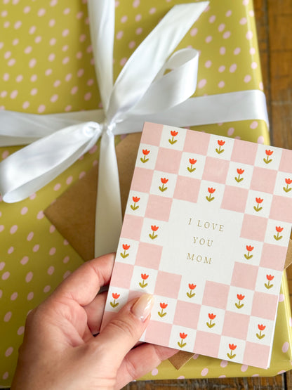 Yellow and Pink Dots Gift Wrap | Continuous Wrapping Paper Roll | Everyday Birthday Celebration