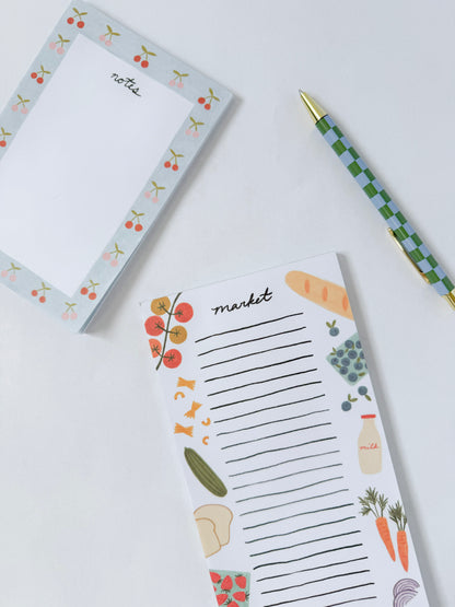 Cherries Notepad | Gifts for Her Notes Listpad