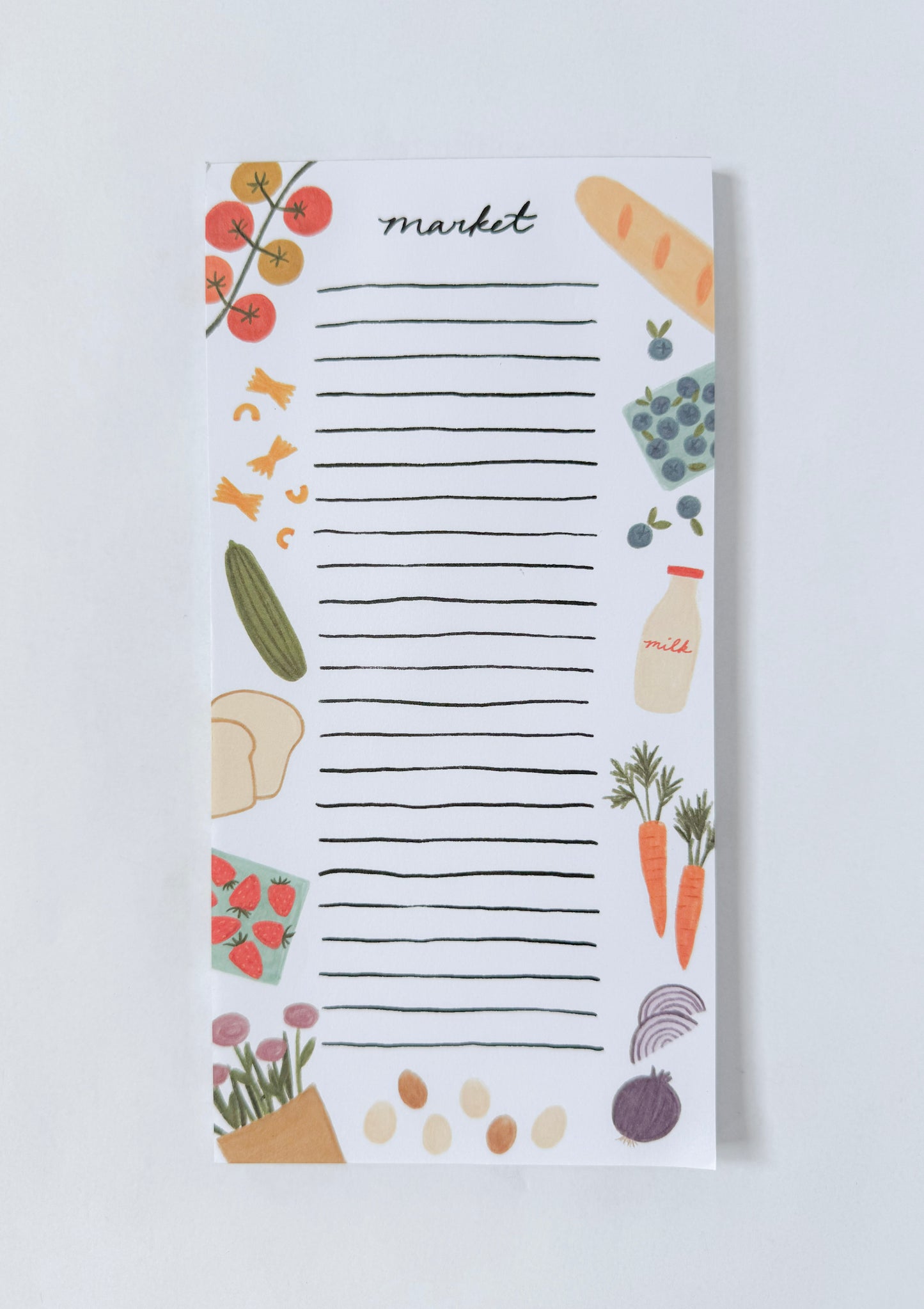 Market List Notepad | Grocery Meal Planner