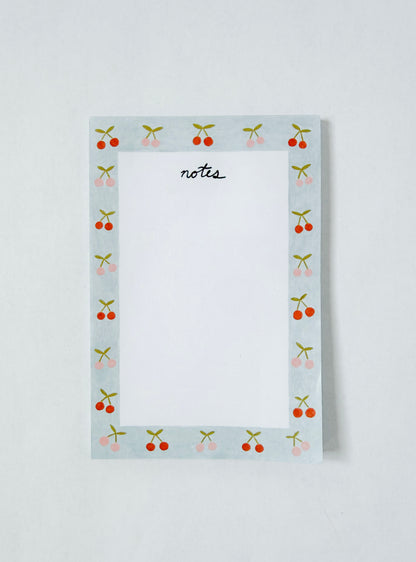 Cherries Notepad | Gifts for Her Notes Listpad