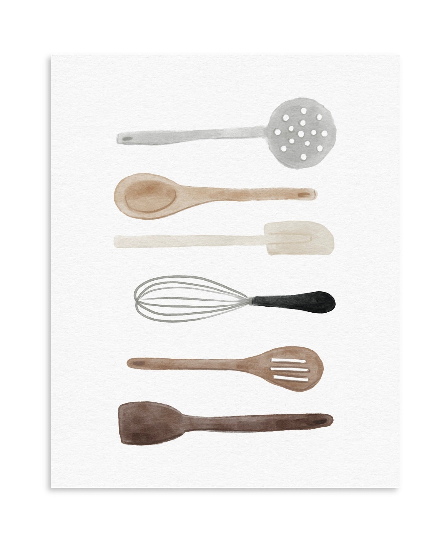 Kitchen Utensils Art Print