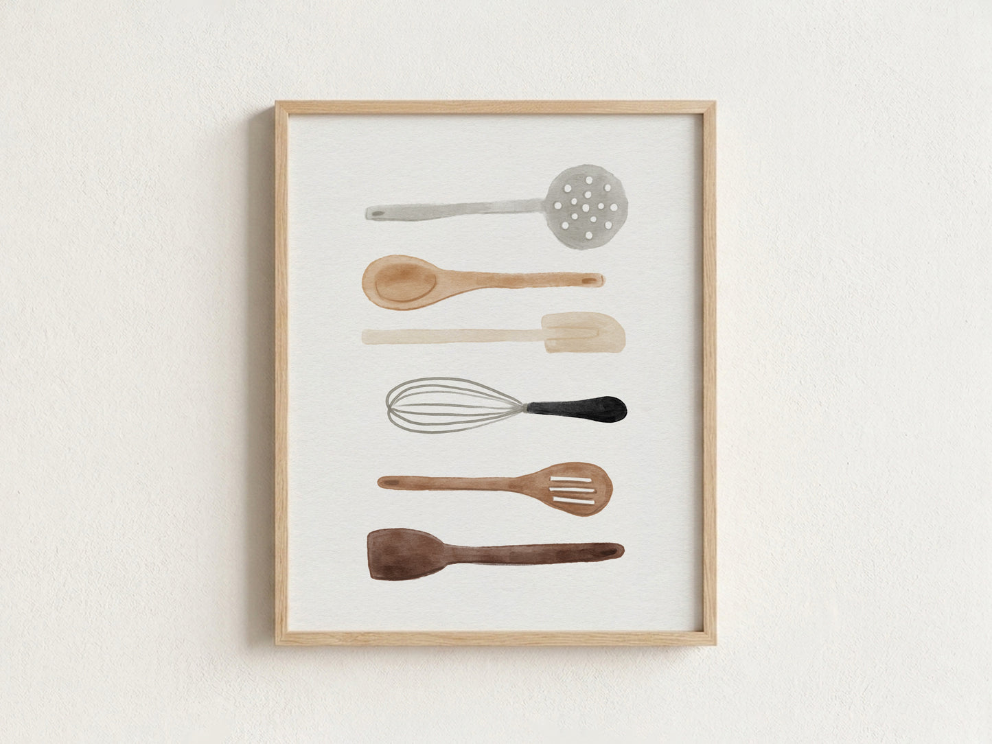 Kitchen Utensils Art Print
