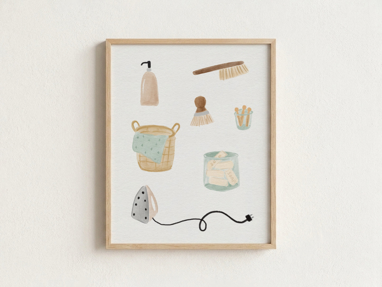 Laundry Supplies Art Print