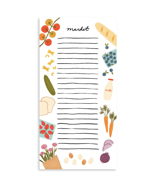 Market List Notepad | Grocery Meal Planner