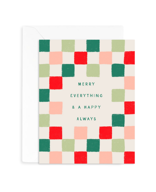 Merry Everything Check Card