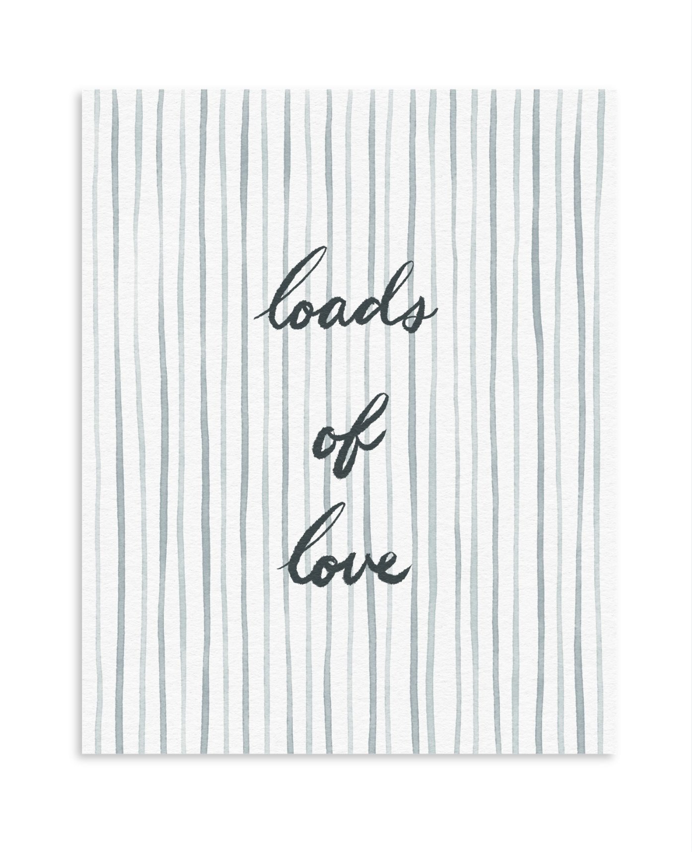 Loads of Love Laundry Art Print