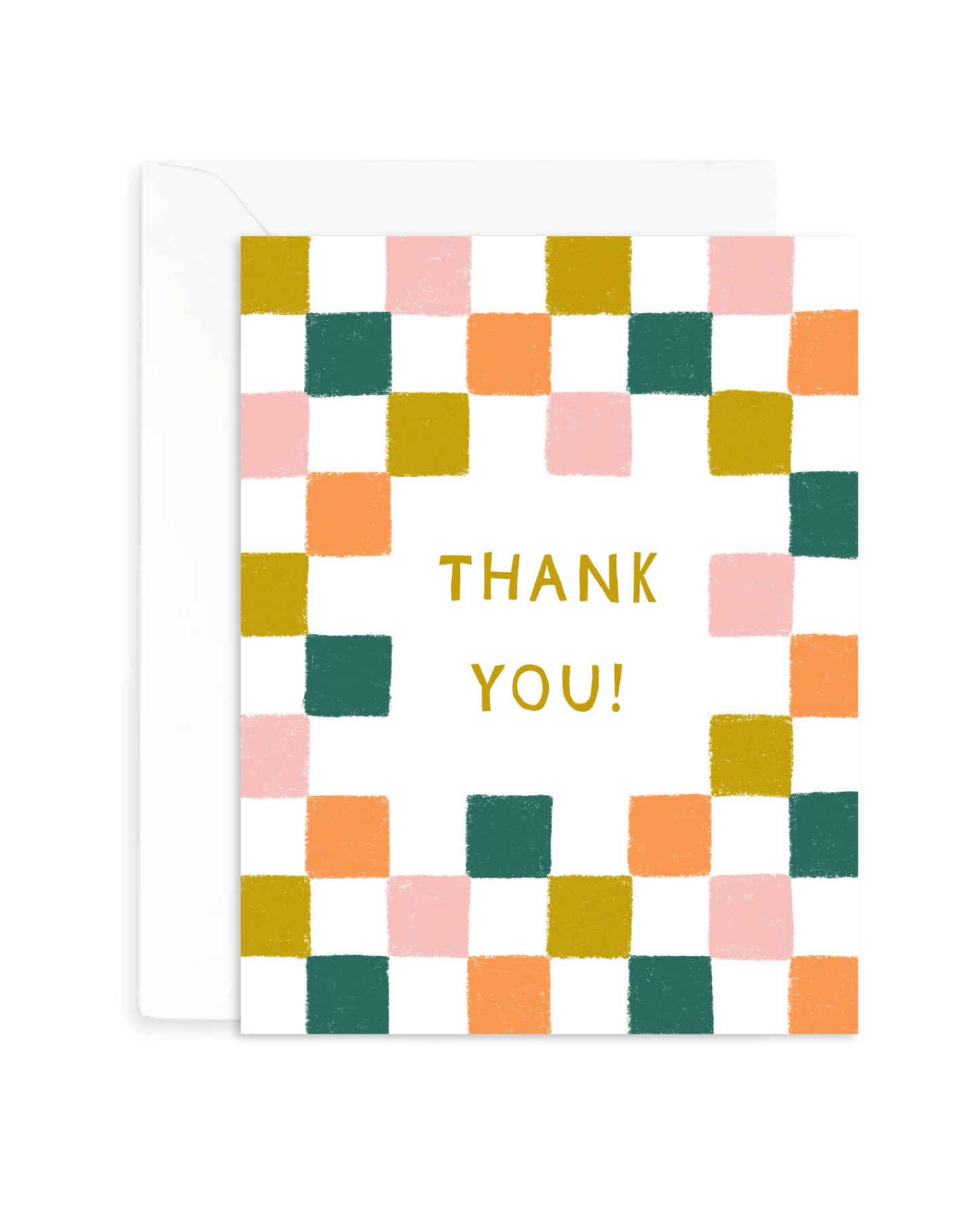 Thank You Checkered Card