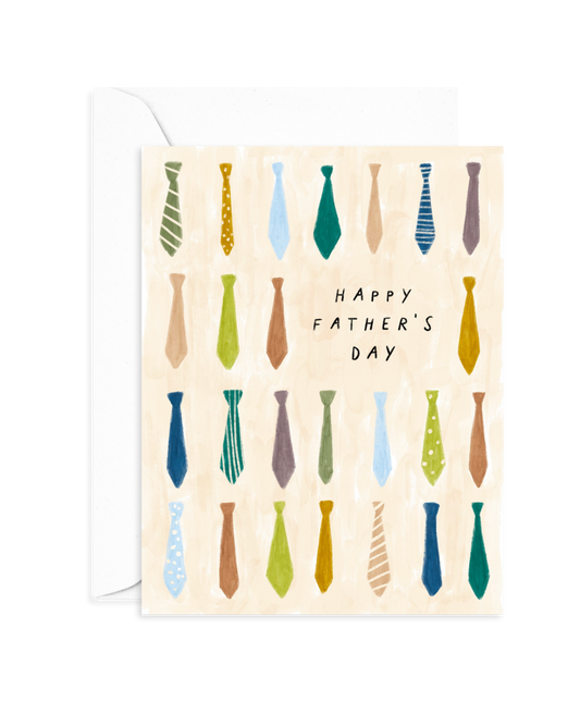 Ties Father's Day Card | Men Neckties Design | Gifts for Him