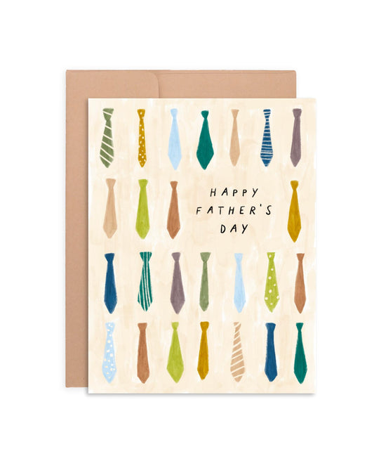 Ties Father's Day Card | Men Neckties Design | Gifts for Him